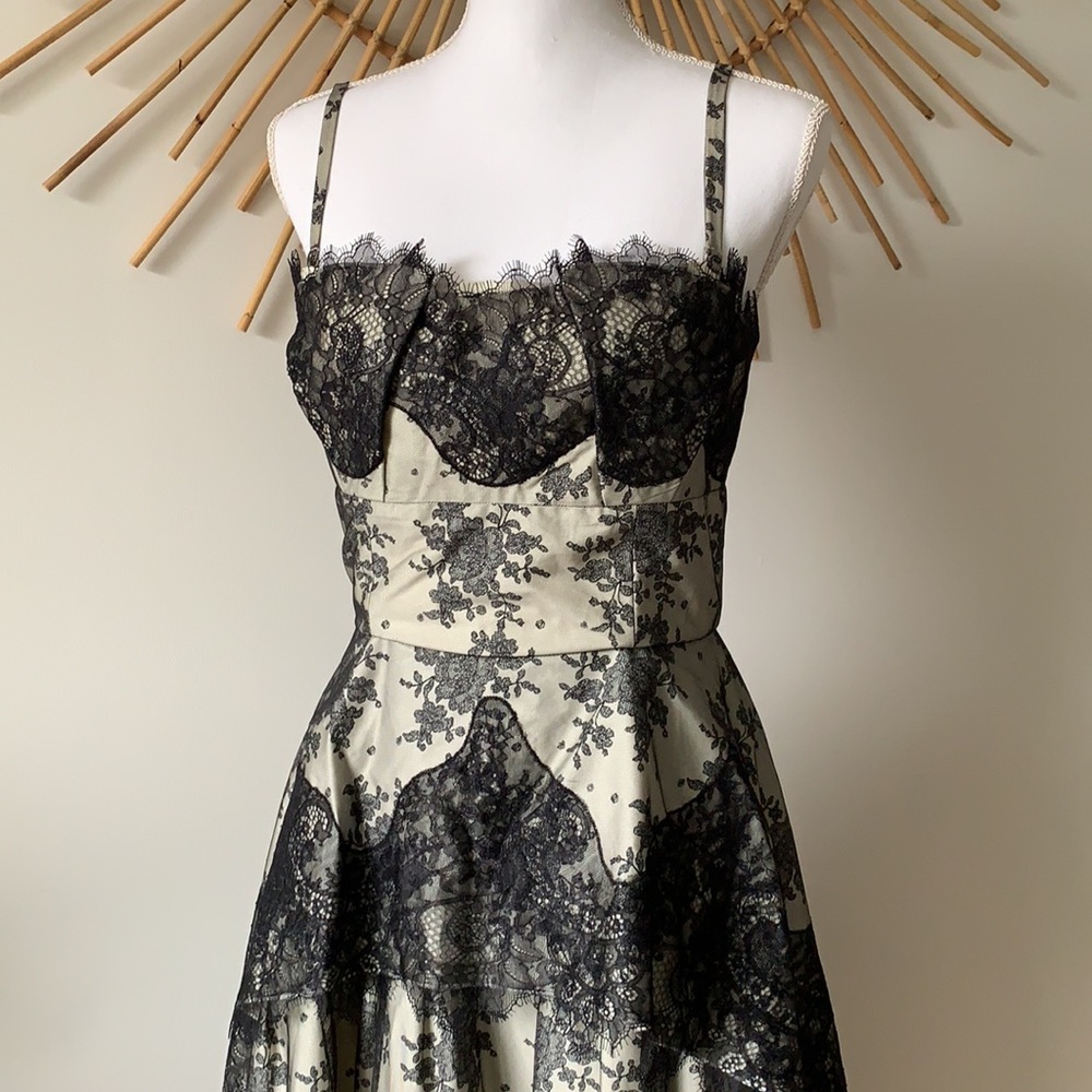 ANTHROPOLOGIE MIRROR OF VENUS TROMPE L'OEIL PEPLUM - Picture 4 of 17
